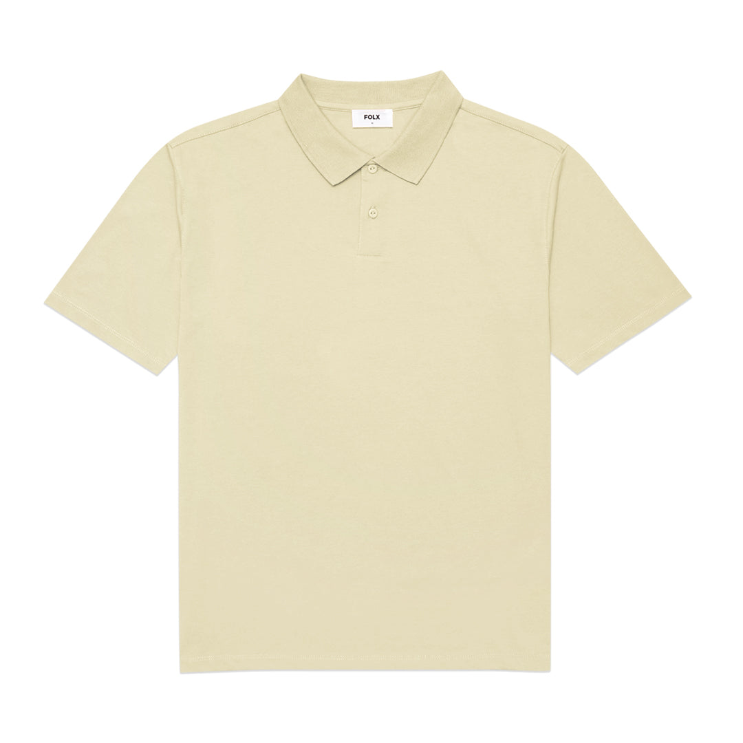 FOLX Lightweight Two-Button Polo Shirt