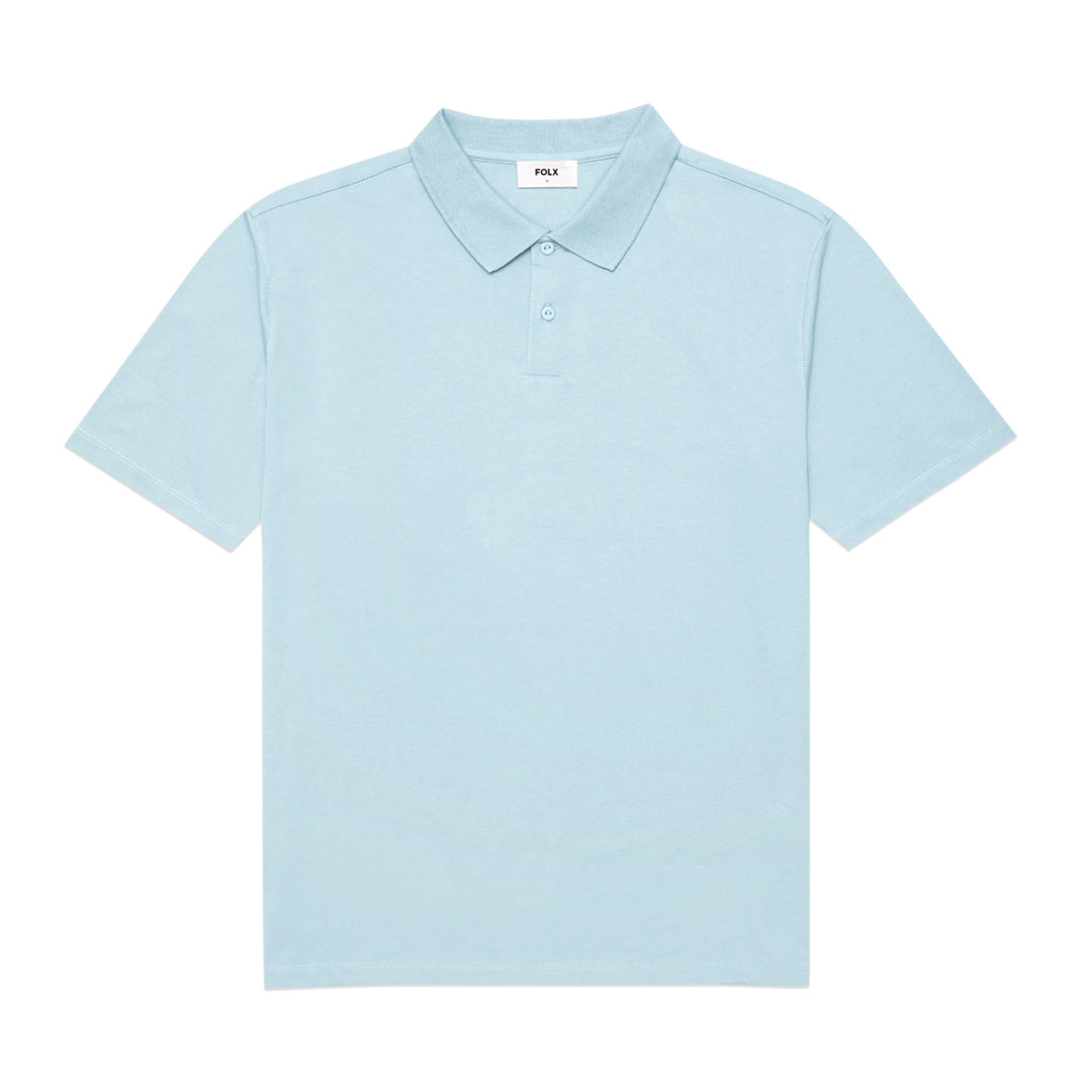 FOLX Lightweight Two-Button Polo Shirt