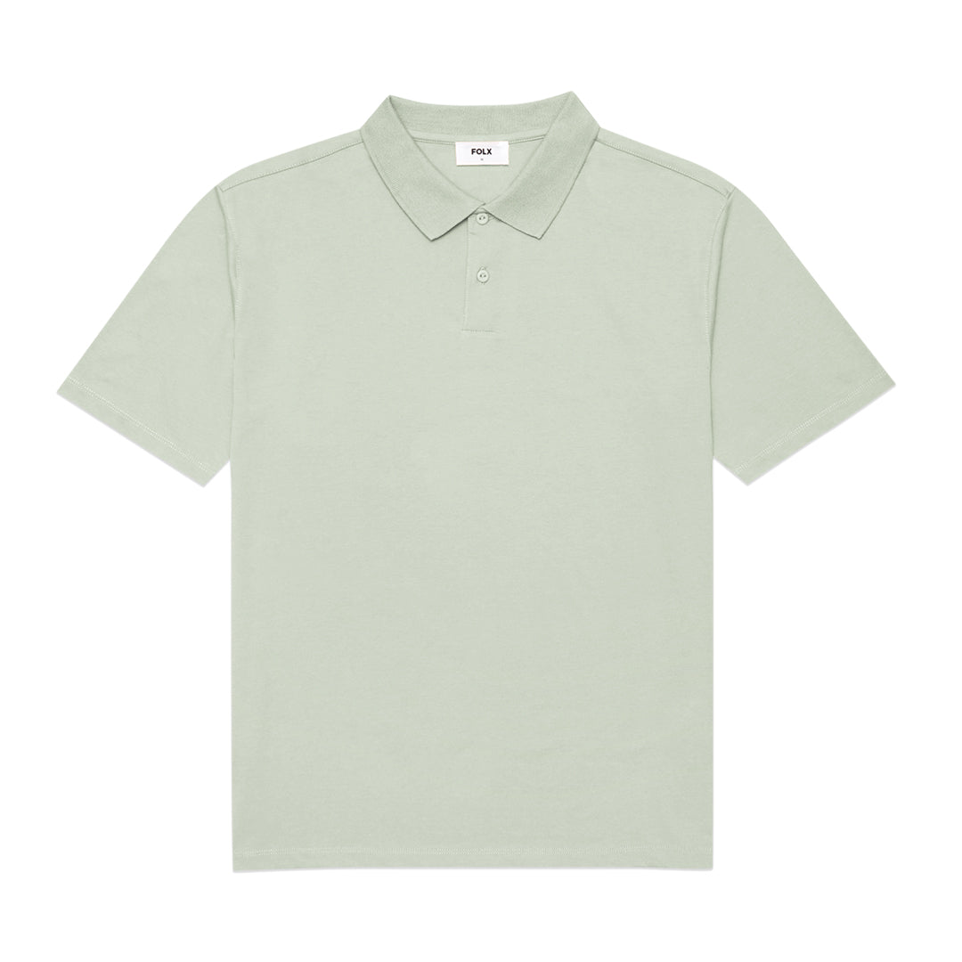 FOLX Lightweight Two-Button Polo Shirt