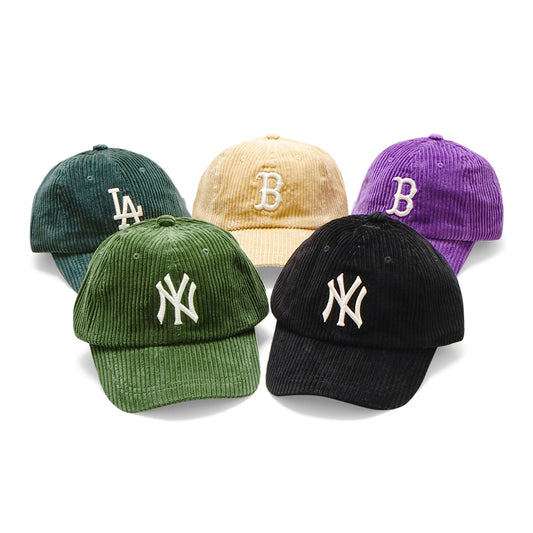 M7B Big Logo Corduroy Baseball Cap