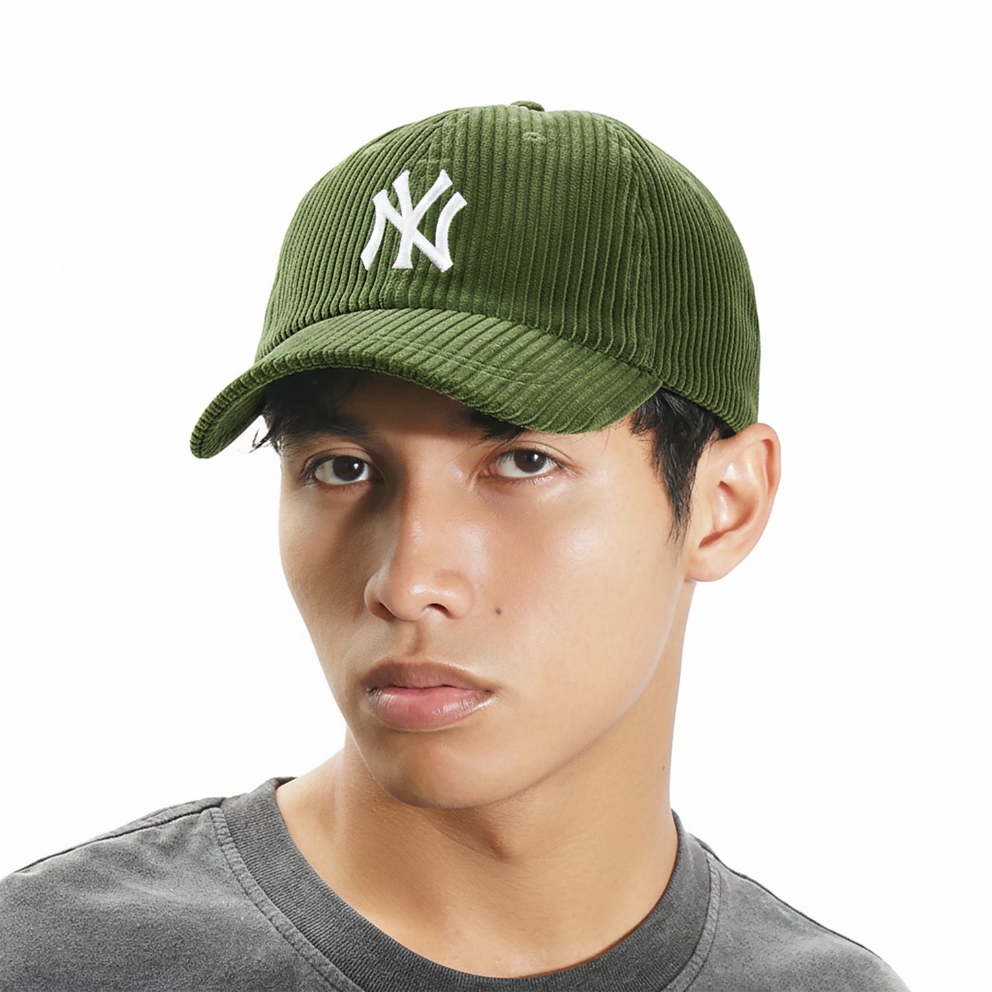 M7B Big Logo Corduroy Baseball Cap
