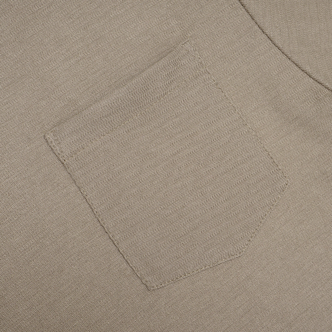 FOLX Wavy Texture Pocket T-Shirt