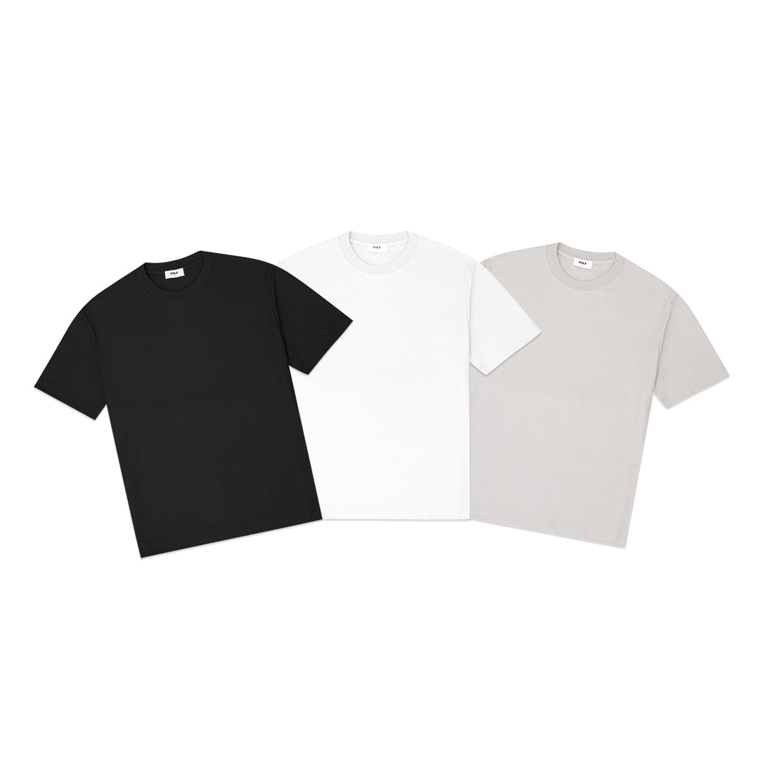 FOLX Diagonal Slash Texture T-Shirt