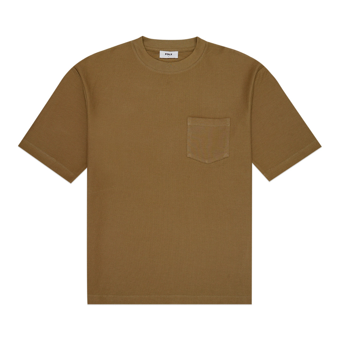FOLX Diagonal Slash Pocket T-Shirt