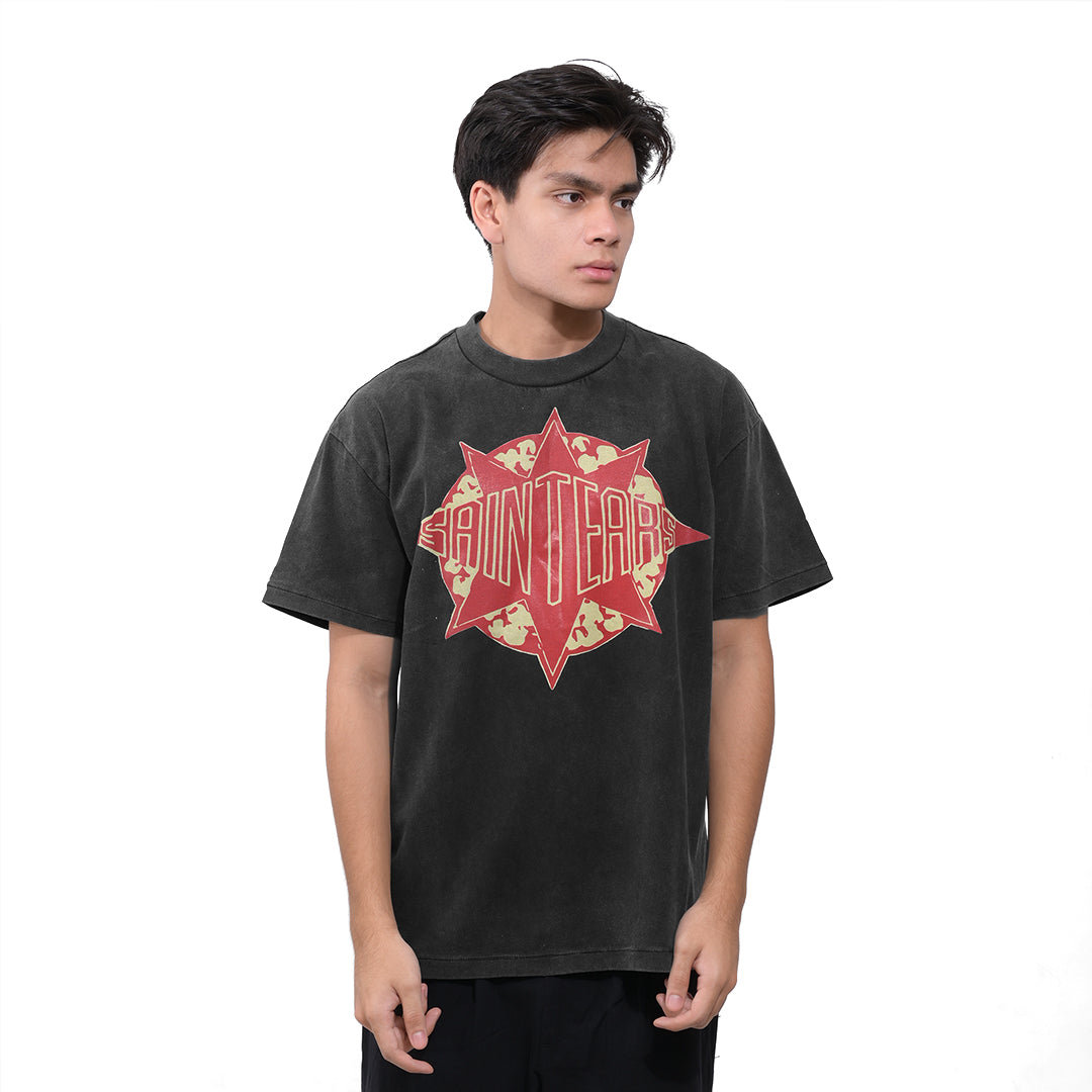 Saint Michael X DNT Printed Graphic T-Shirt