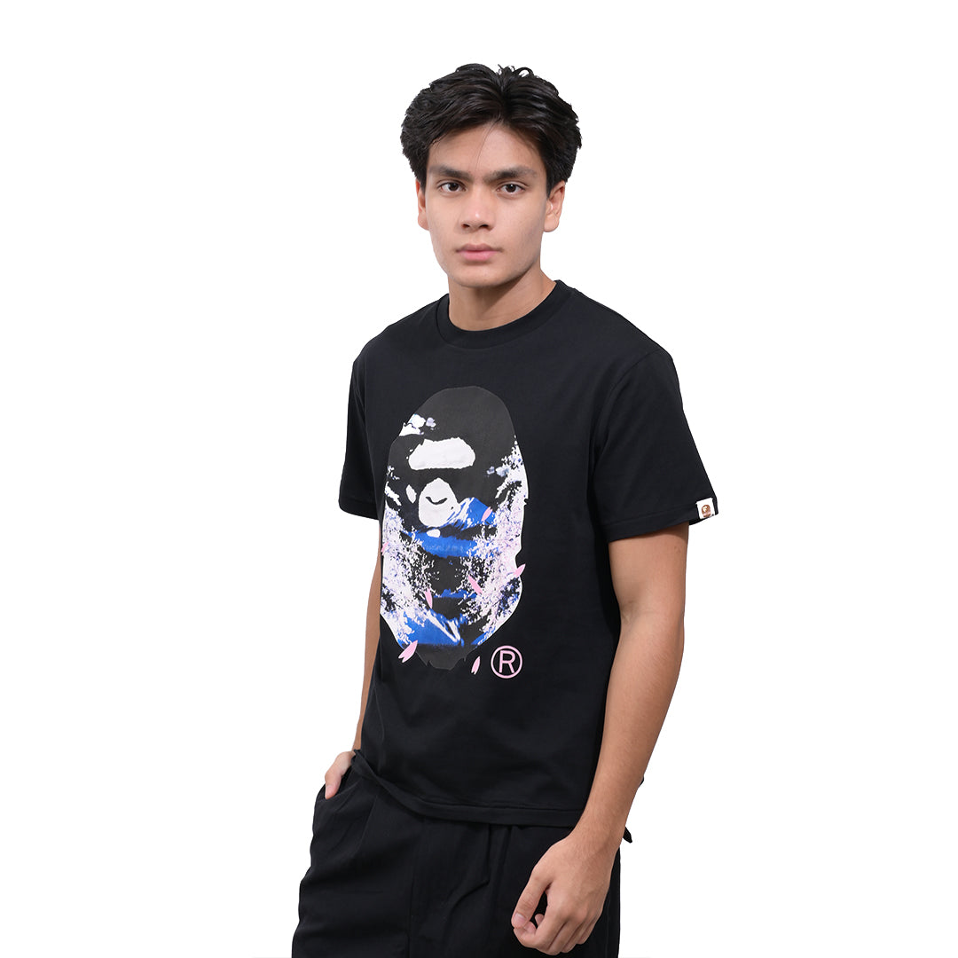 A Bathing Ape Sakura Photo Ape Head T-Shirt