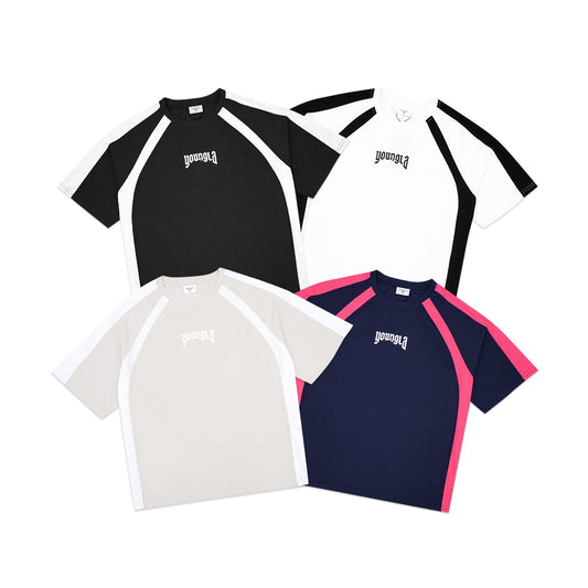 YOUNGLA Colorblock Stellar T-Shirt