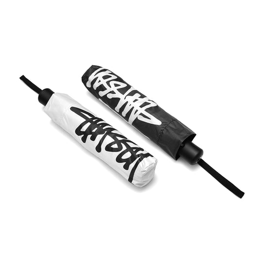 Stussy Big Logo Automatic Folding Umbrella