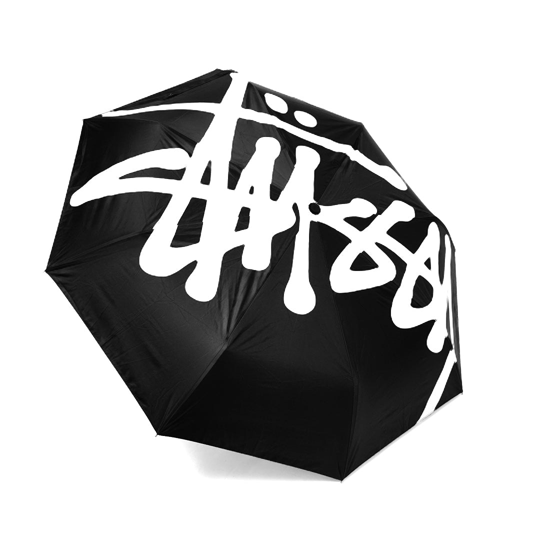 Stussy Big Logo Automatic Folding Umbrella