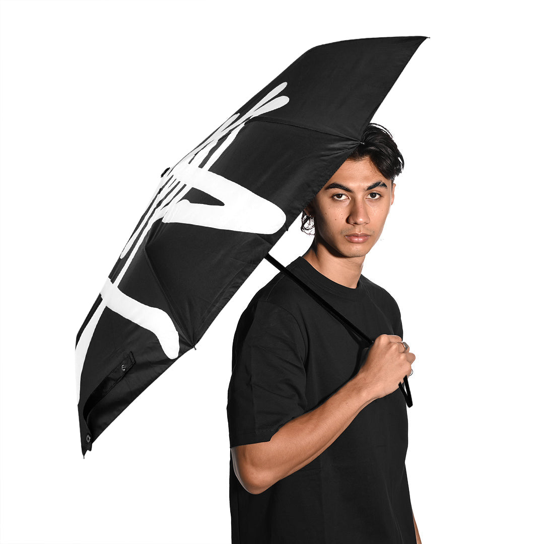 Stussy Big Logo Automatic Folding Umbrella