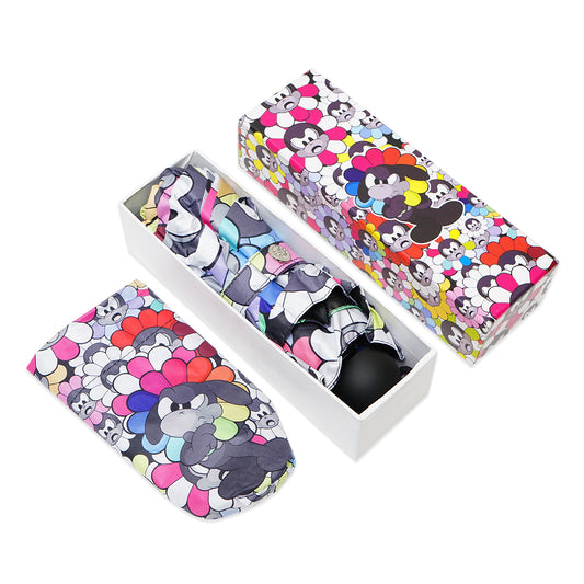 Takashi Murakami Sunflower Character Folding Umbrella