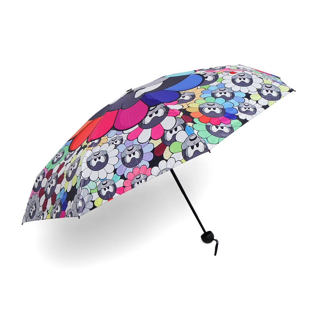 Takashi Murakami Sunflower Character Folding Umbrella