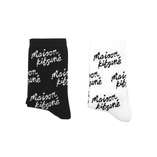 MKS Script Logo Mid Socks