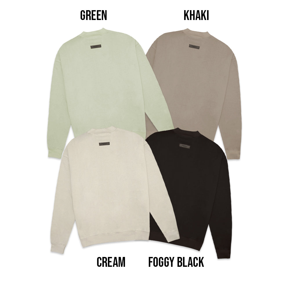 FOG Essentials Center Velvet Text Sweatshirt