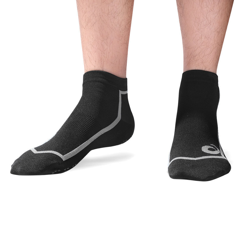ASC Grip Running Ankle Socks 2-Pair Pack