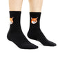MKS Jacquard Fox Head Mid Socks