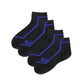 ASC Grip Running Ankle Socks 2-Pair Pack