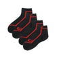 ASC Grip Running Ankle Socks 2-Pair Pack