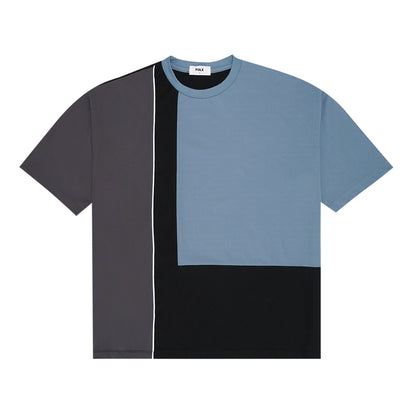 FOLX Colorblock Patchwork T-Shirt