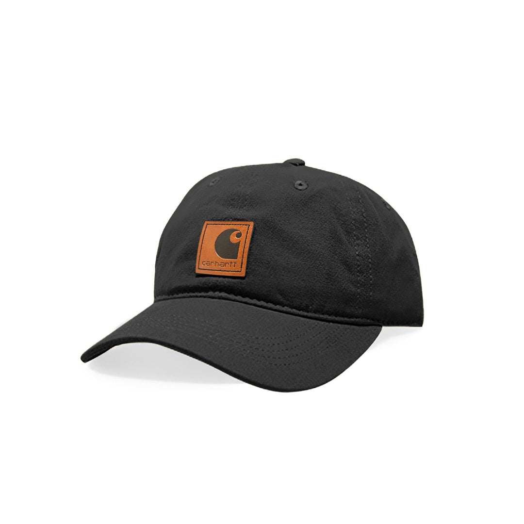 CHT Leather Logo Canvas Baseball Cap