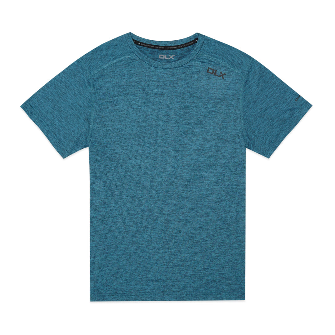 Decathlon DLX Marled Stripe Performance T-Shirt
