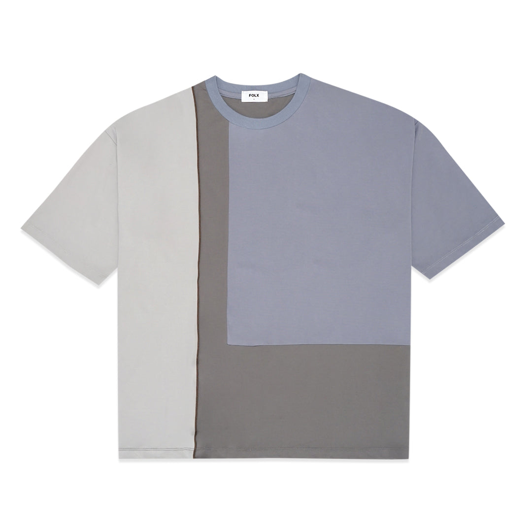 FOLX Colorblock Patchwork T-Shirt