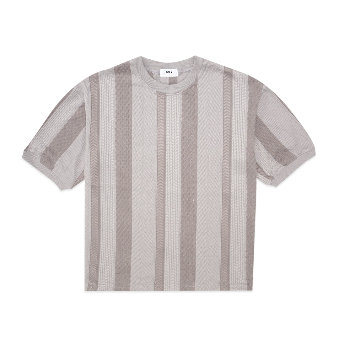 FOLX Vertical Knit Patterns T-Shirt