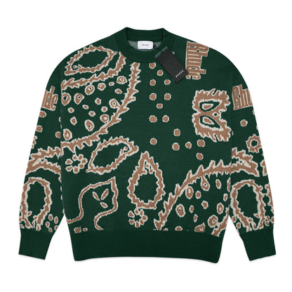 Rhude Intarsia Knit Crewneck Sweater