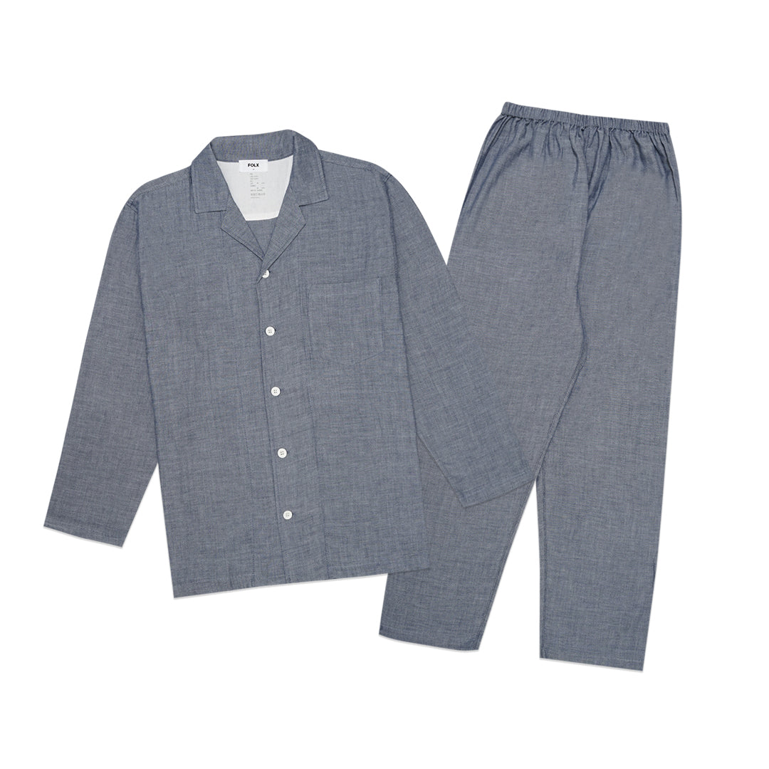FOLX Solid Cotton Pyjamas Set