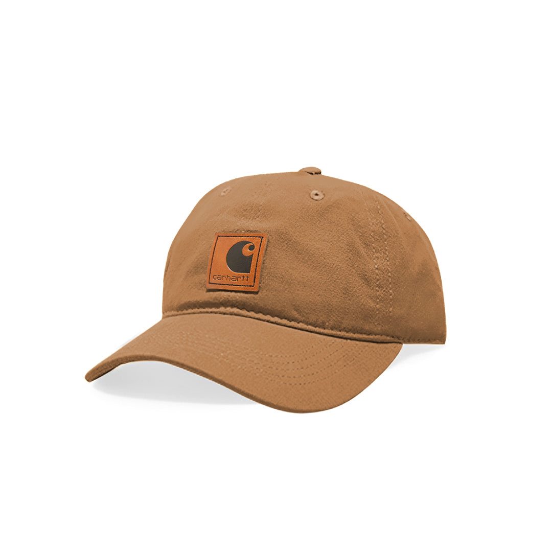 CHT Leather Logo Canvas Baseball Cap