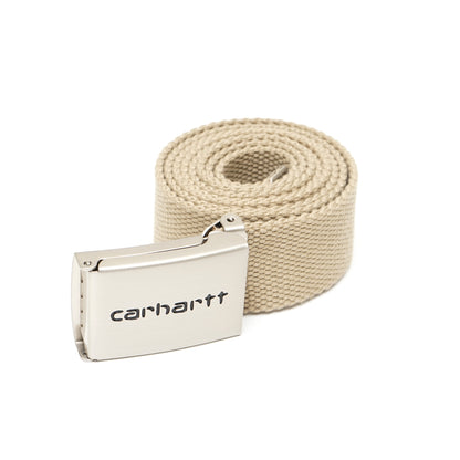 CHT Clip Chrome Buckle Webbed Belt