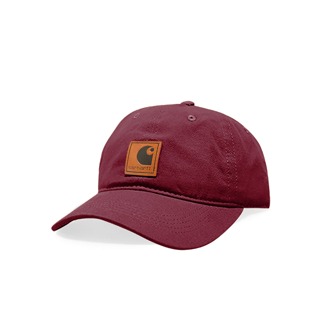 CHT Leather Logo Canvas Baseball Cap