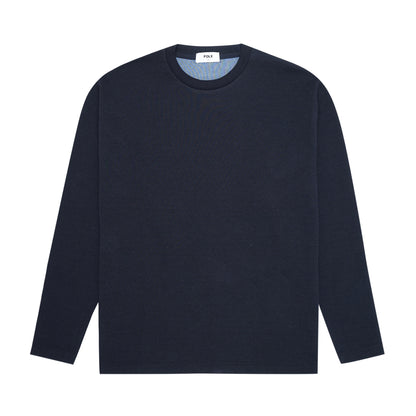 FOLX Honeycomb Texture Long Sleeve T-Shirt