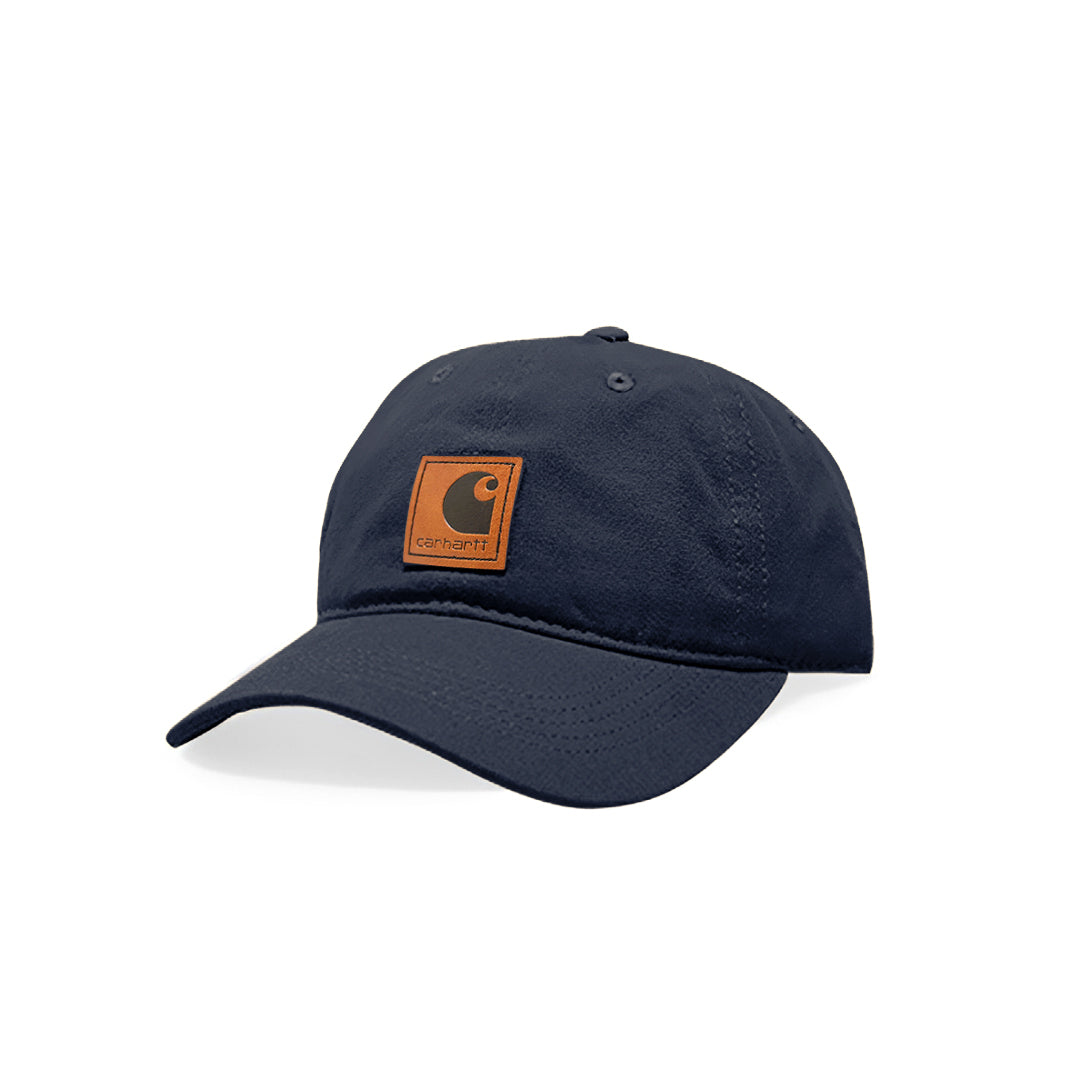 CHT Leather Logo Canvas Baseball Cap