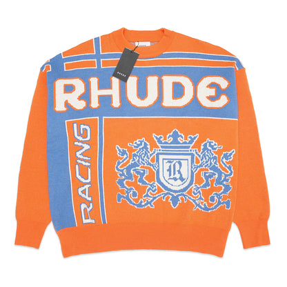 Rhude Palm Knit Crewneck Sweater