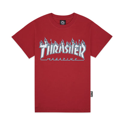 TSR Mint Flame Print T-Shirt