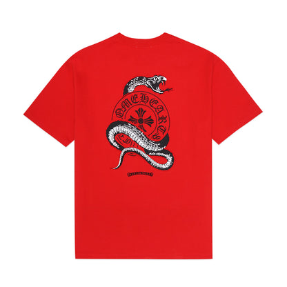 CHR Cross Snake Embroidery T-Shirt