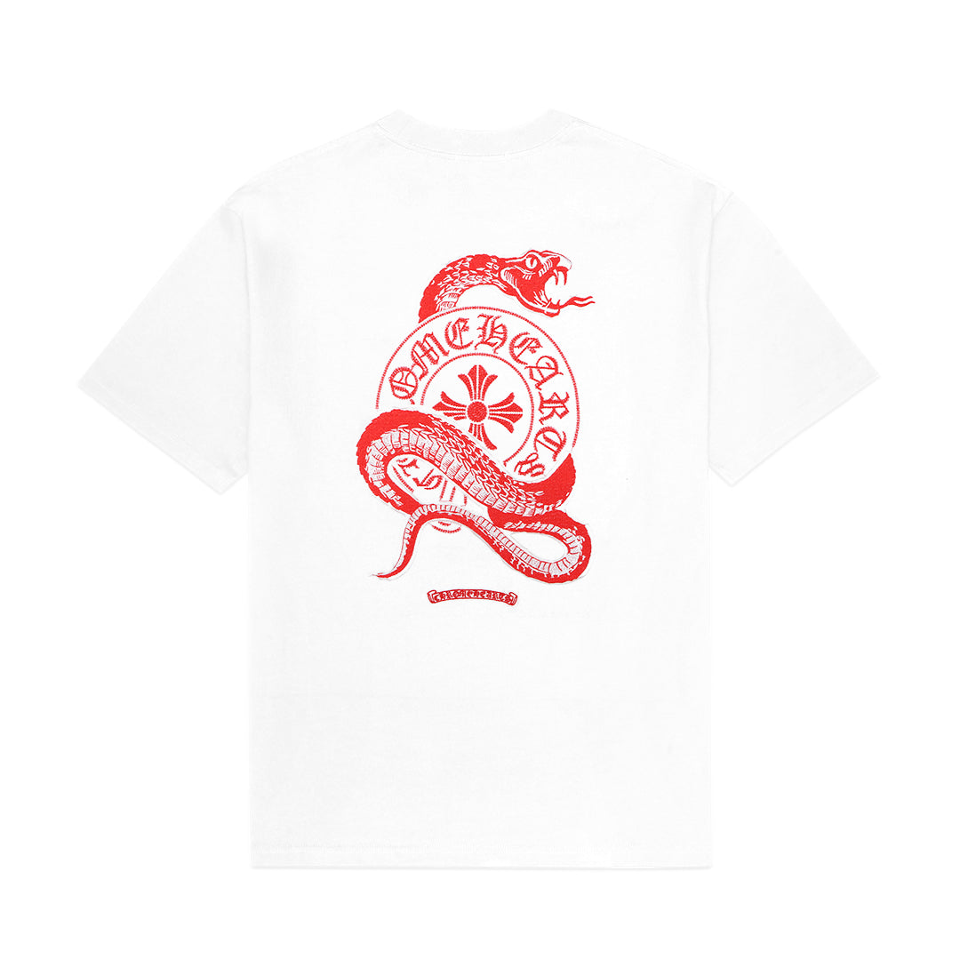 CHR Cross Snake Embroidery T-Shirt