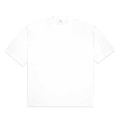 FOLX Oversized Fit Mock Neck Mercerised T-Shirt