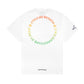 Chrome Hearts Gradient Colorful Letters Pocket T-Shirt