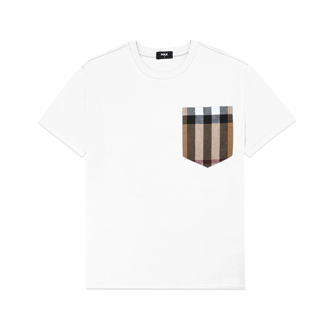 FOLX Checkered Chest Pocket T-Shirt