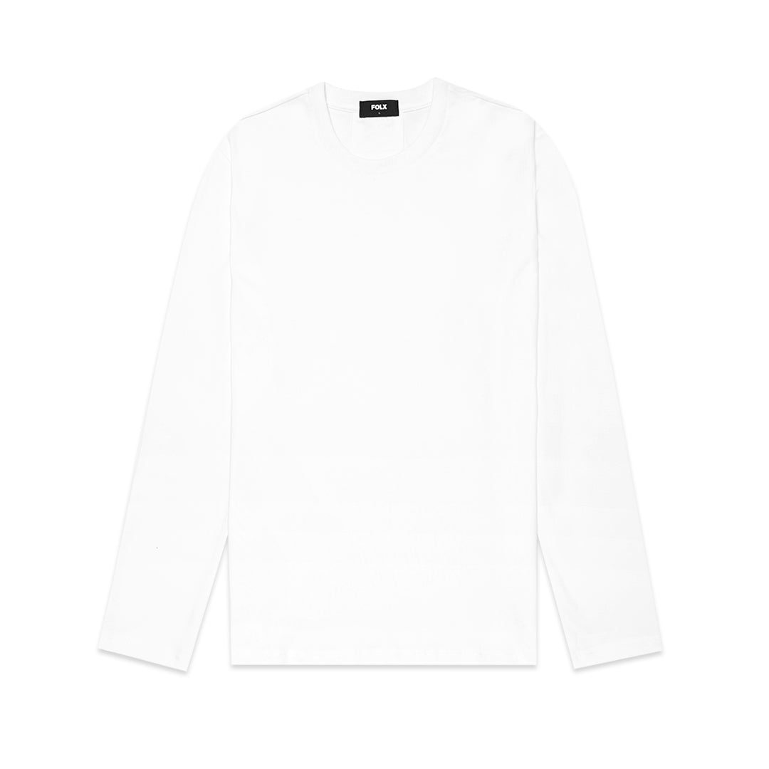 FOLX Basic Mercerised Long Sleeve T-Shirt