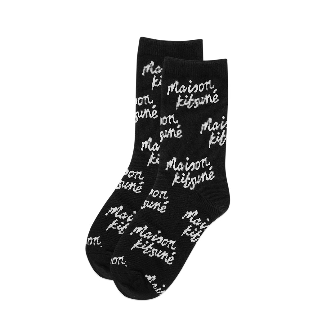 MKS Script Logo Mid Socks