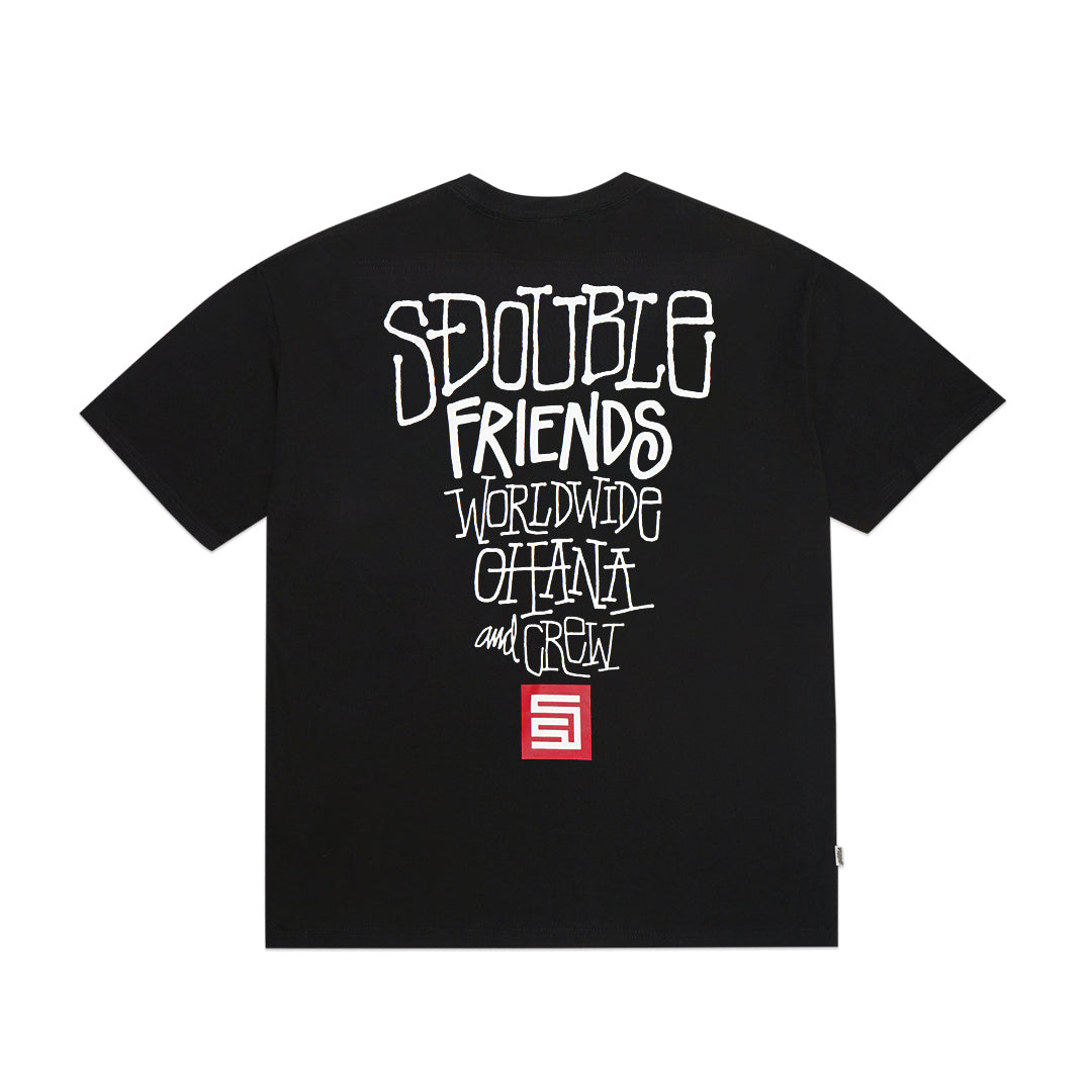 SDOUBLE Ohana and Crew Script T-Shirt