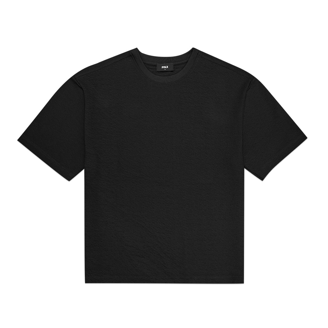 FOLX Ripple Texture Oversized T-Shirt