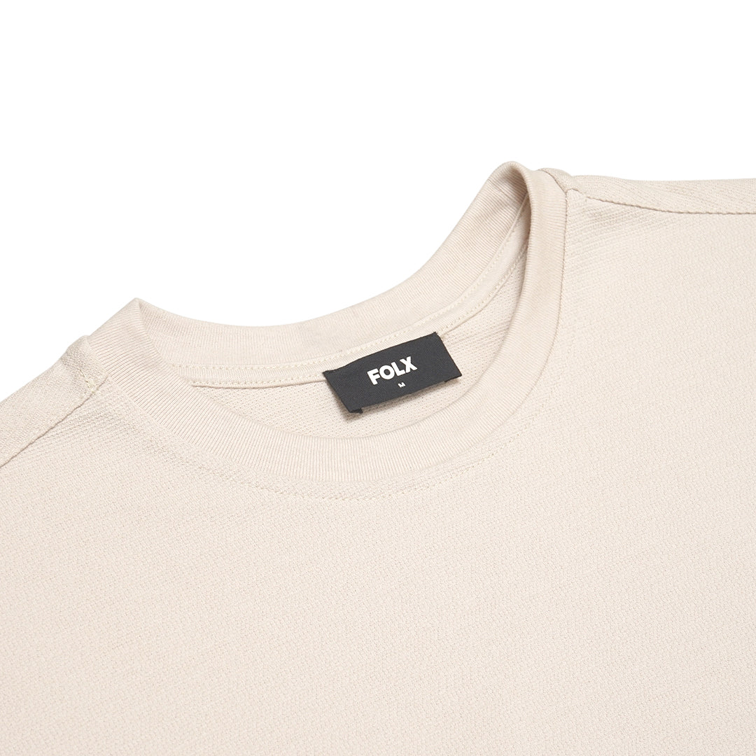 FOLX Strata Texture Oversized T-Shirt