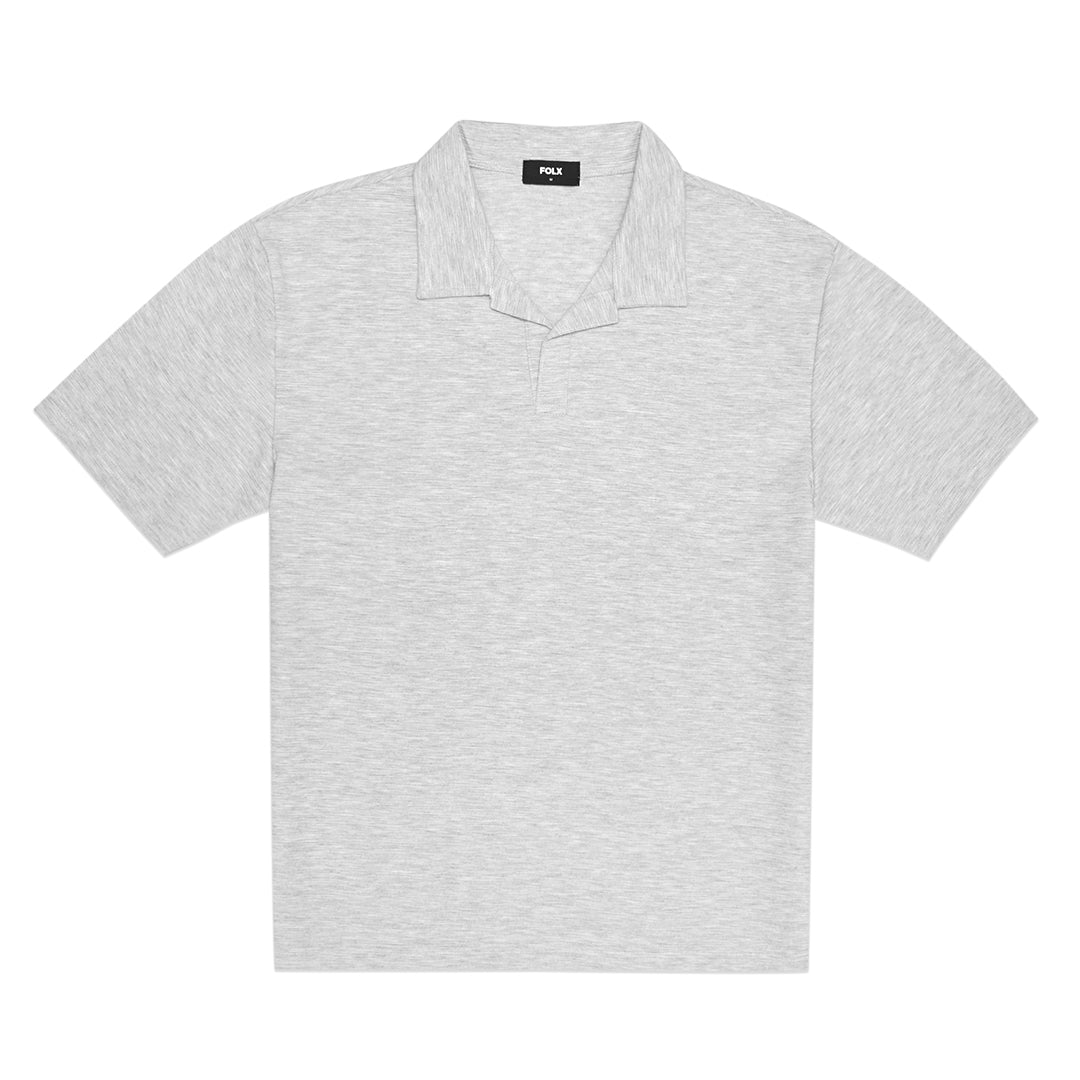 FOLX Openline Textured Polo Shirt