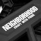 Neighborhood Diagonal Logo Foldable Short Chair