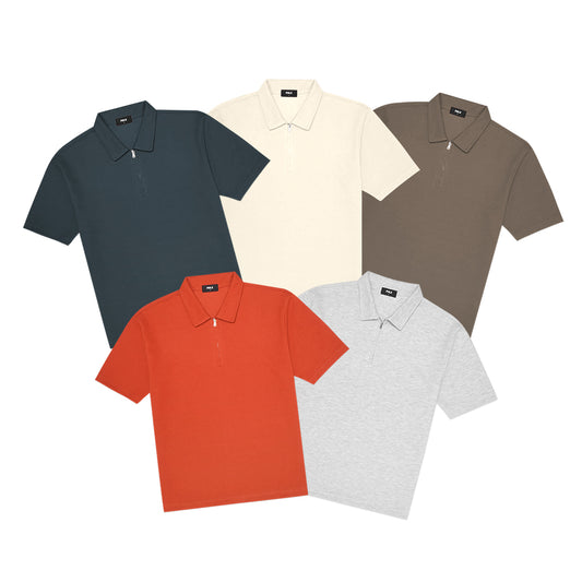 FOLX Ridge Zip Polo Shirt