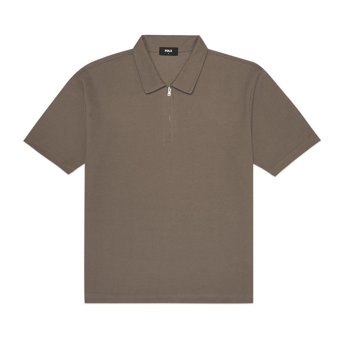 FOLX Ridge Zip Polo Shirt